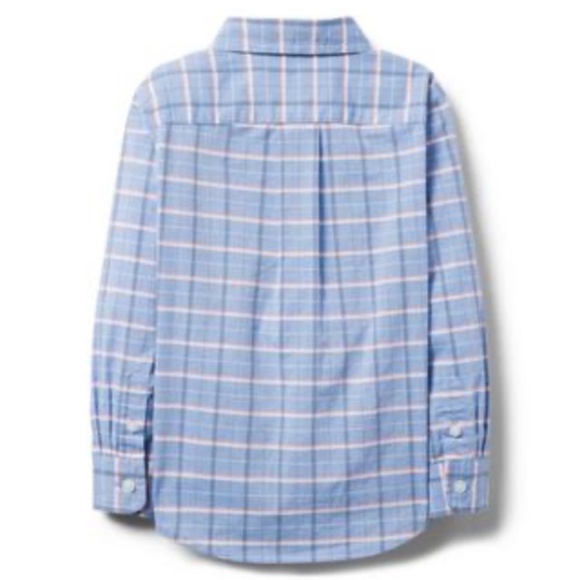 Janie and Jack Plaid Button Down Shirt Size 2T - Picture 2 of 7